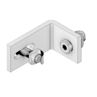 MODULAR SOLUTIONS ALUMINUM BRACKET<br>GUARD UNIT FIXING ANGLE WITH SAFETY TORX BOLTS (RECOMMEND TOOL #23-100-0)